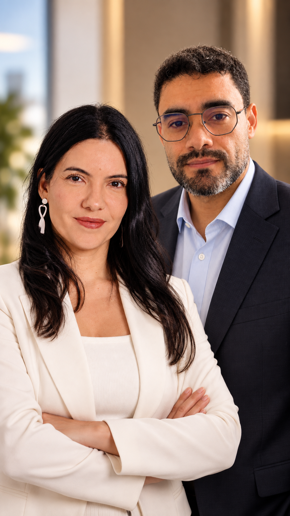 Nei Silva e Patricia Coelho, hosts do Papo de Casal